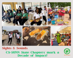 Read more about the article Discover how CS-SUNN State Chapters commemorated A Decade of Impact! Community Nutrition Initiatives Flourish.