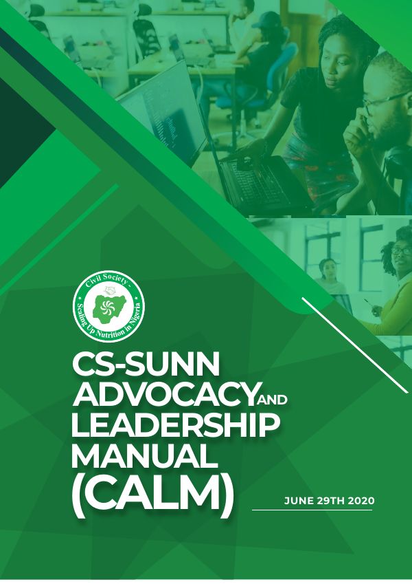 Cover of CS-SUNN Advocacy and Leadership Manual (CALM)