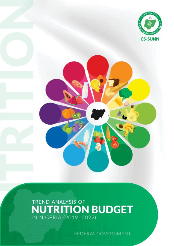 Cover of Trend Analysis of Nutrition Budget in Nigeria 2019–2022: Federal Government