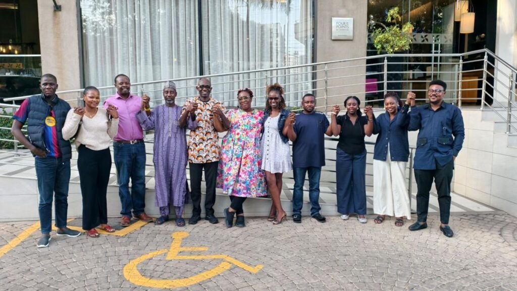 The CS-SUNN delegation with the SUN CSA Kenya Secretariat team outside their office in Nairobi
